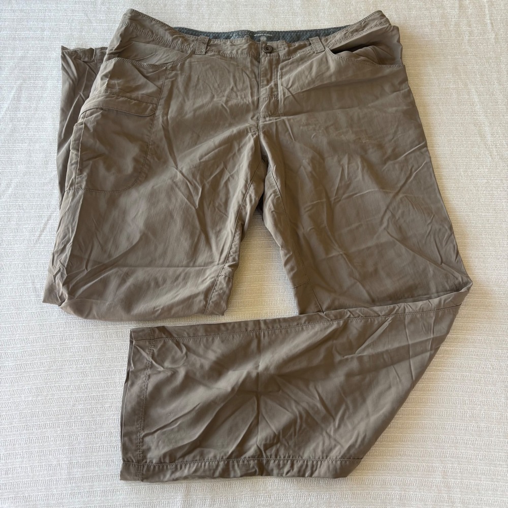 Mountain Hardwear Dynama Hiking Pants Womens 12/32 Brown Nylon OL5224